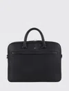 Hugo Boss Black Ray S Doc Single-compartment Polyurethane Briefcase In Black