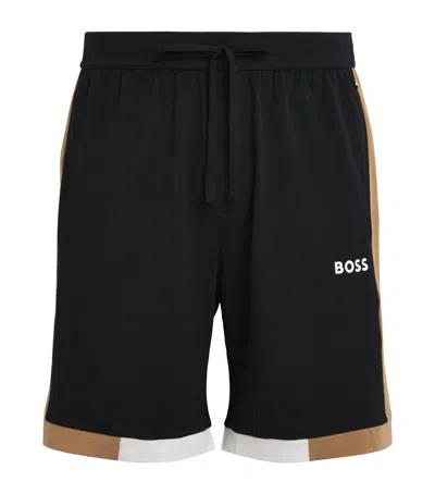 Hugo Boss Boss Balance Sweatshorts In Black