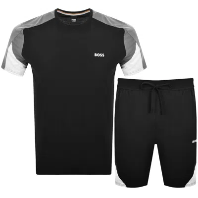 Hugo Boss Boss Balance T Shirt And Short Set Black