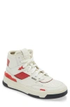 Hugo Boss Boss Baltimore High Top Sneaker In Open White