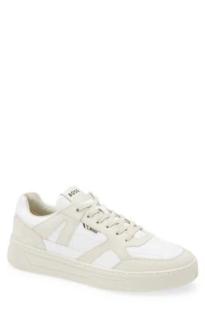 Hugo Boss Boss Baltimore Sneaker In Open Beige