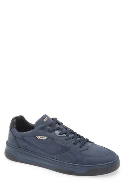 Hugo Boss Boss Baltimore Tennis Sneaker In Blue