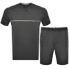 Hugo Boss Boss Bamboo T Shirt And Short Set Grey In Gray