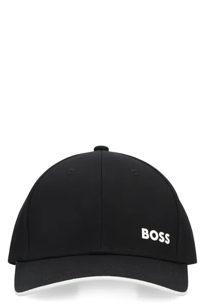 Hugo Boss Boss Baseball Cap With Minimal Logo In Black