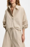 Hugo Boss Boss Batefa Full Sleeve Pullover In Neutral