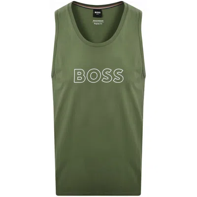 Hugo Boss Boss Beach Vest Open Green