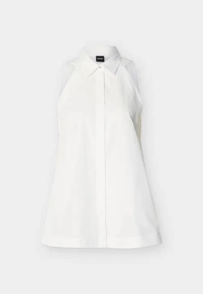 Hugo Boss Boss Becola Shirt 10277381 01 In Bianco (100)
