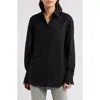 Hugo Boss Boss Bekani Sparkle Eyelet Bib Tuxedo Shirt In Black
