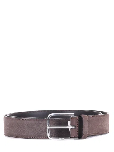 Hugo Boss Boss Belt In Brown