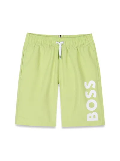 Hugo Boss Boss Bermuda Essentiel In Green