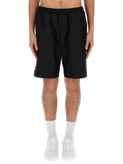 Hugo Boss Boss Cargo Urbanex Shorts In Black