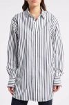 Hugo Boss Boss Berry Saturday Stripe Cotton Button-up Shirt
