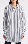 Hugo Boss Boss Berry Saturday Stripe Cotton Button-up Shirt