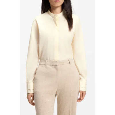 Hugo Boss Boss Bertyna Monday Cotton Button-up Shirt In Neutral