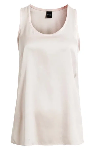 Hugo Boss Boss Bettyna Stretch Silk Tank In White