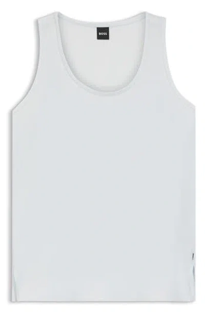 Hugo Boss Boss Bettyna Stretch Silk Tank In White