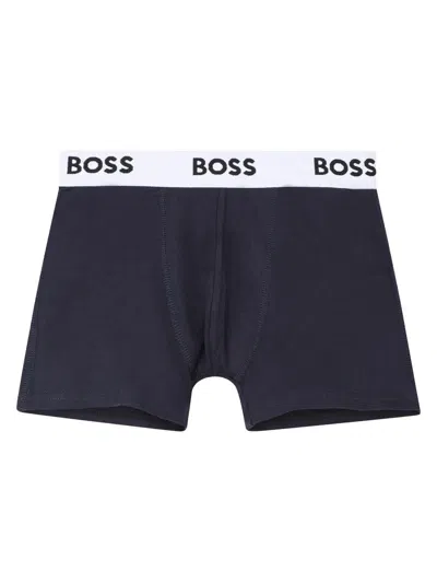 Hugo Boss Boss Boxer Con Banda Logata In Black
