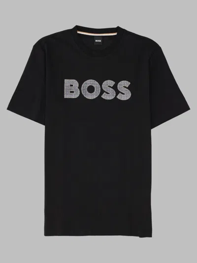 Hugo Boss Boss T-shirt Logo In Black