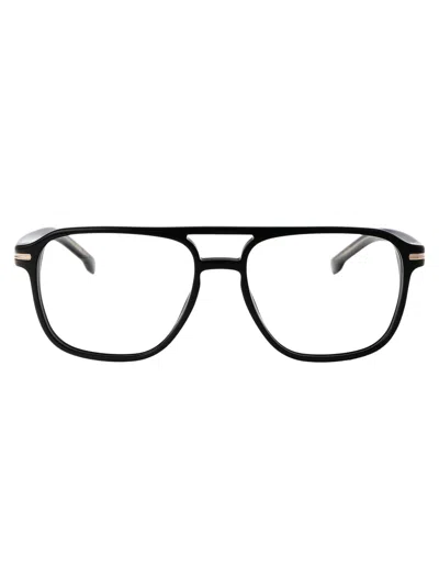 HUGO BOSS BOSS BLACK ACETATE GLASSES