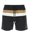 Hugo Boss Boss Black Nylon Swimming Shorts In Multi