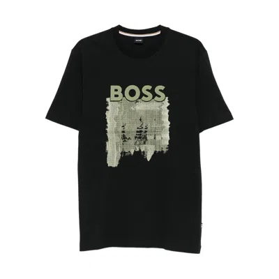 HUGO BOSS BOSS BLACK T-SHIRTS & VESTS - T-SHIRTS MEN