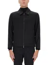 Hugo Boss Boss Black Virgin Wool Jacket In Black
