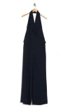 Hugo Boss Boss Blazer Halter Jumpsuit In Blue