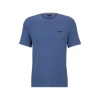 Hugo Boss Pajama T-shirt With Embroidered Logo In Blue