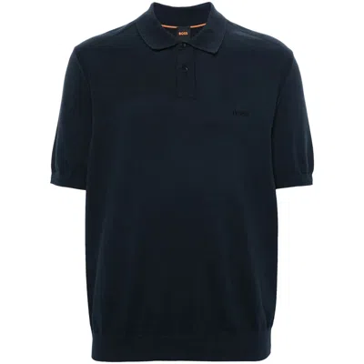 Hugo Boss Boss Blue Polo Shirts Men