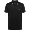 Hugo Boss Logo-print Polo Shirt In Blue