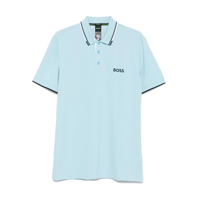 Hugo Boss Boss Blue Polo Shirts Men