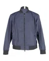 Hugo Boss Boss Bomber Jacket In Navy Blue Polyamide