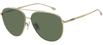 Hugo Boss Boss Boss 1296/f/s Qt 0aoz Aviator Sunglasses In Green