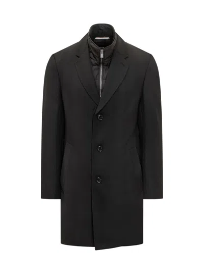 HUGO BOSS BOSS BOSS BLACK COAT WITH INNER VEST