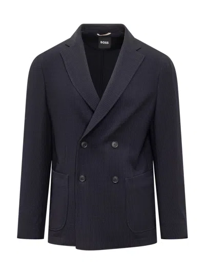 Hugo Boss Boss Boss Blue Double-breasted Jacket