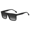 Hugo Boss Boss 59mm Polarized Rectangular Sunglasses In Black