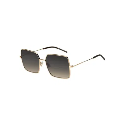 Hugo Boss Boss 57mm Square Sunglasses In Gold