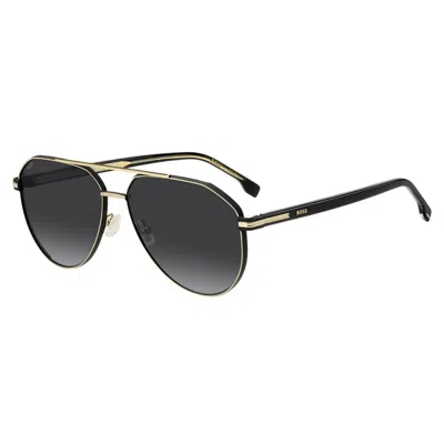 Hugo Boss Boss 1747 Sunglasses Gold In Black