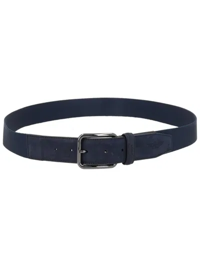 Hugo Boss Boss Boss X Aston Martin Leather Belt In Black