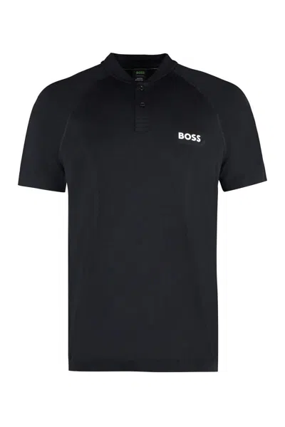 HUGO BOSS BOSS BOSS X MATTEO BERRETTINI - TECHNICAL FABRIC POLO SHIRT