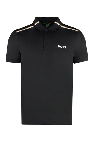 HUGO BOSS BOSS BOSS X MATTEO BERRETTINI - TECHNO JERSEY POLO SHIRT