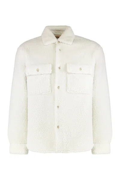 HUGO BOSS BOSS BOSS X STEIFF - TEDDY FABRIC OVERSHIRT