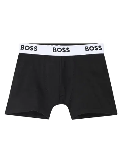 Hugo Boss Boss Boxer Con Banda Logata In Black