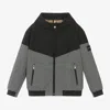 Hugo Boss Boss Boys Two-tone Windbreaker Black 10 Yrs In Black