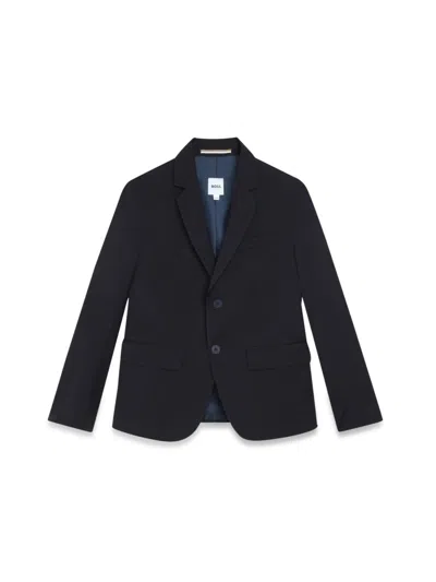 Hugo Boss Kids' Boss Boys' Ceremony Jacket In Blue