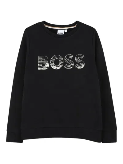 Hugo Boss Boss Boys' Classic Mini Sweatshirt In Black