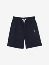 Hugo Boss Boss Boys Double B Logo Shorts In Blue