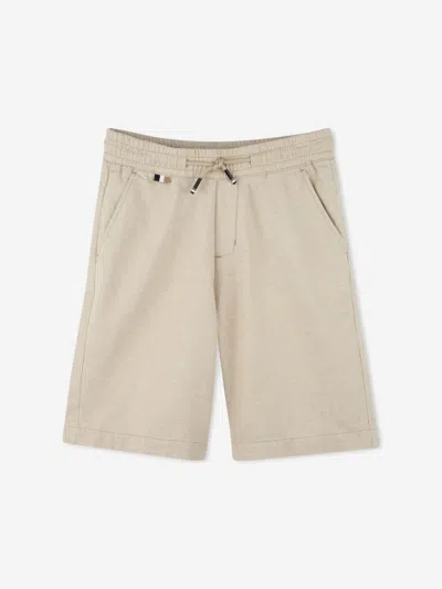 Hugo Boss Kids' Boss Boys Linen Bermuda Shorts