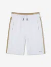 Hugo Boss Boss Boys Logo Bermuda Shorts In White