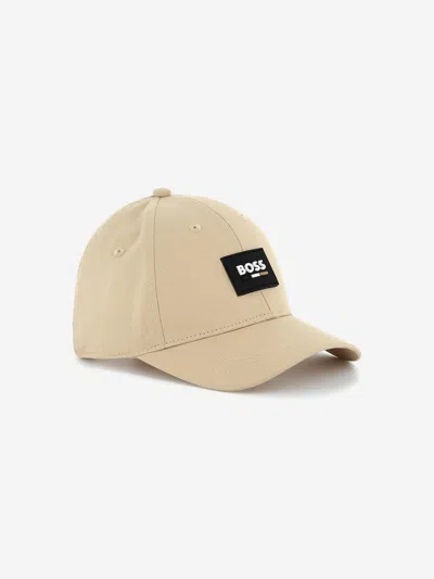 Hugo Boss Kids' Boss Boys Logo Cap In Neutral